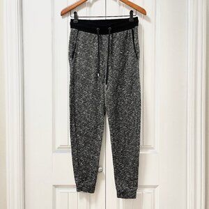 Pull & Bear Marled Knit Drawstring Joggers – S